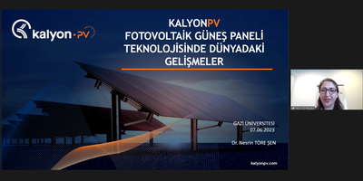 “Fotovoltaik Güneş Paneli Sektöründe Dünyadaki Gelişmeler” Konulu Program Gerçekleştirildi