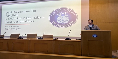 Üniversitemiz Tıp Fakültesi Hastanesinde “Endoskopik Kafa Tabanı Canlı Cerrahi Günü” Etkinliği Düzenlendi