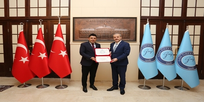 Ulaştırma ve Altyapı Bakanlığı Bakan Yardımcısı Osman Boyraz, Rektörümüz Prof. Dr. Musa Yıldız’ı Ziyaret Etti