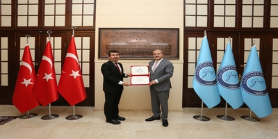 Ankara Sosyal Bilimler Üniversitesi Rektörü Prof. Dr. Musa Kazım Arıcan, Rektörümüz Prof. Dr. Musa Yıldız’ı Ziyaret Etti