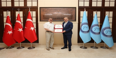 Saint-Petersburg Devlet Üniversitesi Türk Filolojisi Bölüm Başkanı Doç. Dr. Nikolay Telitsin, Rektörümüz Prof. Dr. Musa Yıldız’ı Ziyaret Etti