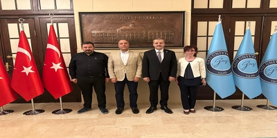 Fen Fakültesi Kimya Bölüm Başkanlığına Yeni Atanan Prof. Dr. Gökhan Demirel, Rektörümüz Prof. Dr. Musa Yıldız’ı Ziyaret Etti