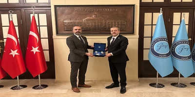 Bayburt Üniversitesi Rektörü Prof. Dr. Mutlu Türkmen, Rektörümüz Prof. Dr. Musa Yıldız’ı Ziyaret Etti