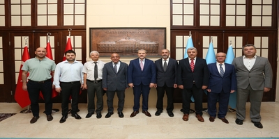 Mühendislik Fakültesi Dekanı Prof. Dr. Rahmi Ünal, Rektörümüz Prof. Dr. Musa Yıldız’ı Ziyaret Etti