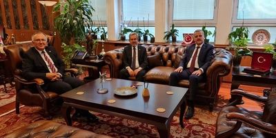 Rektörümüz Prof. Dr. Musa Yıldız, Hacettepe Üniversitesi Rektörü Prof. Dr. Mehmet Cahit Güran’ı Ziyaret Etti