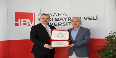 Rektörümüz Prof. Dr. Musa Yıldız, Ankara Hacı Bayram Veli Üniversitesi Rektörü Prof. Dr. Naci Bostancı’yı Ziyaret Etti