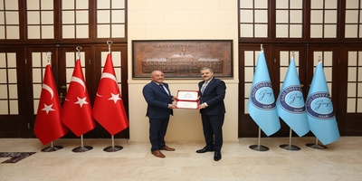 Azerbaycan Teknik Üniversitesi Rektörü Prof. Dr. Vilayat Valiyev, Rektörümüz Prof. Dr. Musa Yıldız’ı Ziyaret Etti 