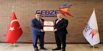 Rektörümüz Prof. Dr. Musa Yıldız, Gebze Teknik Üniversitesi Rektörü Prof. Dr. Hacı Ali Mantar’ı Ziyaret Etti