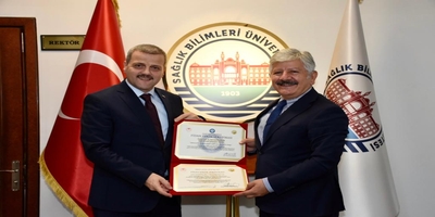 Rektörümüz Prof. Dr. Musa Yıldız, Sağlık Bilimleri Üniversitesi Rektörü Prof. Dr. Kemalettin Aydın’ı Ziyaret Etti