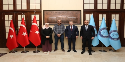 Ürdün Heyeti, Rektörümüz Prof. Dr. Musa Yıldız’ı Ziyaret Etti