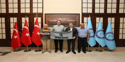 Michigan State Üniversitesi Öğretim Üyesi Prof. Dr. Douglas Keith Hartman, Rektörümüz Prof. Dr. Musa Yıldız’ı Ziyaret Etti