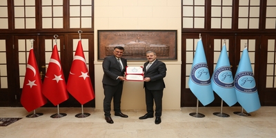 Sanayi ve Teknoloji Bakan Yardımcısı Prof. Dr. Ahmet Yozgatlıgil, Rektörümüz Prof. Dr. Musa Yıldız’ı Ziyaret Etti