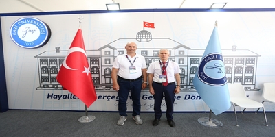 Rektör Yardımcılarımız Prof. Dr. Fazlı Polat ve Prof. Dr. Yücel Gelişli, TEKNOFEST 2023 Ankara’da Standımızı Ziyaret Etti