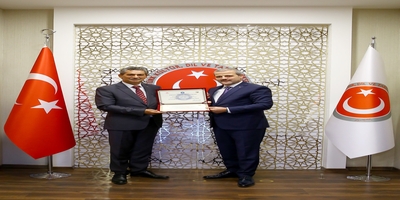 Rektörümüz Prof. Dr. Musa Yıldız, Atatürk Kültür, Dil ve Tarih Yüksek Kurumu Başkanı Prof. Dr. Derya Örs’ü Ziyaret Etti