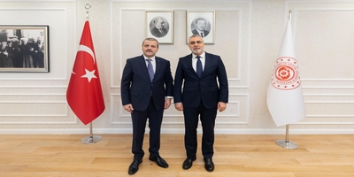 Rektörümüz Prof. Dr. Musa Yıldız, Çalışma ve Sosyal Güvenlik Bakanı Prof. Dr. Vedat Işıkhan’ı Ziyaret Etti