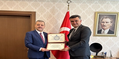 Rektörümüz Prof. Dr. Musa Yıldız, Sanayi ve Teknoloji Bakanlığı Bakan Yardımcısı Prof. Dr. Ahmet Yozgatlıgil’i Ziyaret Etti