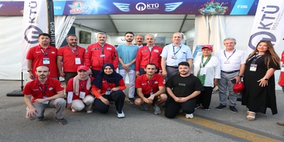 Üniversitemiz Rektörü Prof. Dr. Musa Yıldız, TEKNOFEST 2023 Ankara’da Karadeniz Teknik Üniversitesi Standını Ziyaret Etti