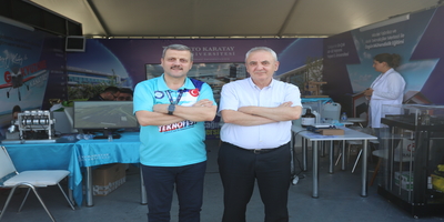 Üniversitemiz Rektörü Prof. Dr. Musa Yıldız, TEKNOFEST 2023 Ankara’da KTO Karatay Üniversitesi Standını Ziyaret Etti