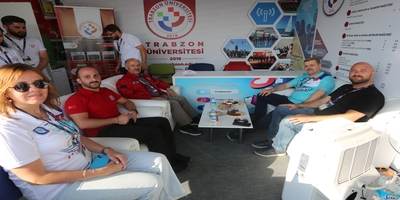 Üniversitemiz Rektörü Prof. Dr. Musa Yıldız, TEKNOFEST 2023 Ankara’da Trabzon Üniversitesi Standını Ziyaret Etti