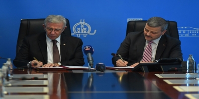 Üniversitemiz ile Ankara Büyükşehir Belediyesi Arasında Ortak Hizmet Projesi İş Birliği Protokolü İmzalandı