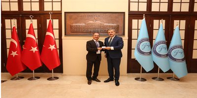 Boğaziçi Üniversite Rektör Yardımcısı Prof. Dr. Gürkan Selçuk Kumbaroğlu Rektörümüz Prof. Dr. Musa Yıldız’ı Ziyaret Etti
