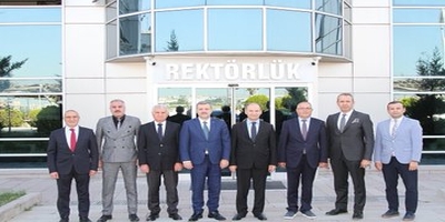 Rektörümüz Prof. Dr. Musa Yıldız, Türk Hava Kurumu Üniversitesi Rektörü Prof. Dr. Rahmi Er’i Ziyaret Etti
