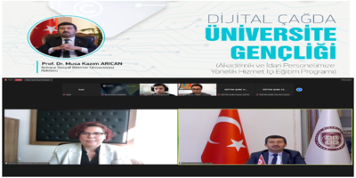 “Dijital Çağda Üniversite Gençliği” Konulu Hizmet İçi Eğitim Programı Yapıldı