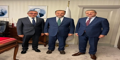 Rektörümüz Prof. Dr. Musa Yıldız, Milli Eğitim Bakan Yardımcısı Doç. Dr. Kemal Şamlıoğlu’nu Ziyaret Etti
