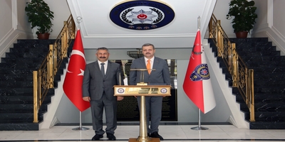 Rektörümüz Prof. Dr. Musa Yıldız, Ankara İl Emniyet Müdürü Engin Dinç’i Ziyaret Etti
