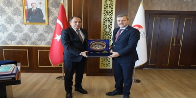 Rektörümüz Prof. Dr. Musa Yıldız, Bingöl Üniversitesi Rektörü Prof. Dr. İbrahim Çapak’ı Ziyaret Etti