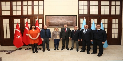 Gazi Eğitim Fakültesi Türkçe Eğitimi Ana Bilim Dalı Öğretim Üyeleri, Rektörümüz Prof. Dr. Musa Yıldız’ı Ziyaret Etti