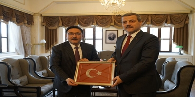 Rektörümüz Prof. Dr. Musa Yıldız, Kayseri Valisi Gökmen Çiçek’i Ziyaret Etti