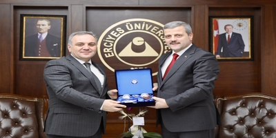 Rektörümüz Prof. Dr. Musa Yıldız, Erciyes Üniversitesi Rektörü Prof. Dr. Fatih Altun’u Ziyaret Etti