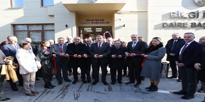 Üniversitemiz Bilgi İşlem Daire Başkanlığının Yeni Binasının Açılışı Yapıldı