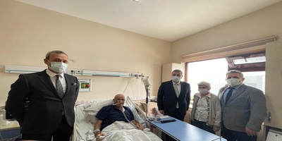 Rektörümüz Prof. Dr. Musa Yıldız, Yazar Sadi Bayram'ı Ziyaret Etti