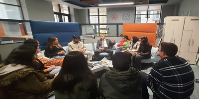 Rektörümüz Prof. Dr. Musa Yıldız, Gazi Genç Ofis’te Öğrencilerle Bir Araya Geldi