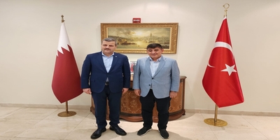 Rektörümüz Prof. Dr. Musa Yıldız, Katar Büyükelçisi Dr. M. Mustafa Göksu’yu Ziyaret Etti