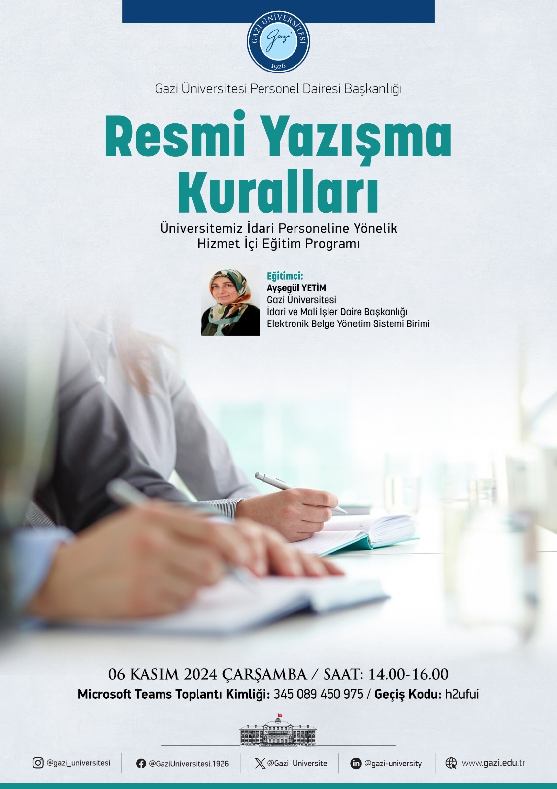 resmi yazışmma