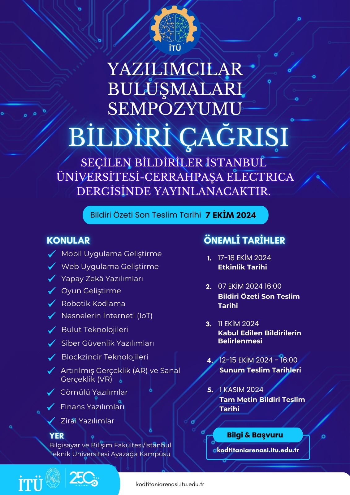 Yazılımcılar Buluşması Sempozyumu Bildiri Çağrısı-1