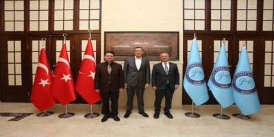 Milli Eğitim Eski Bakanı Prof. Dr. Ziya Selçuk, Rektörümüz Prof. Dr. Uğur Ünal’ı Ziyaret Etti