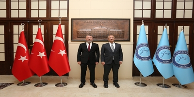 Karabük Üniversitesi Rektörü Prof. Dr. Fatih Kırışık, Rektörümüz Prof. Dr. Uğur Ünal’ı Ziyaret Etti