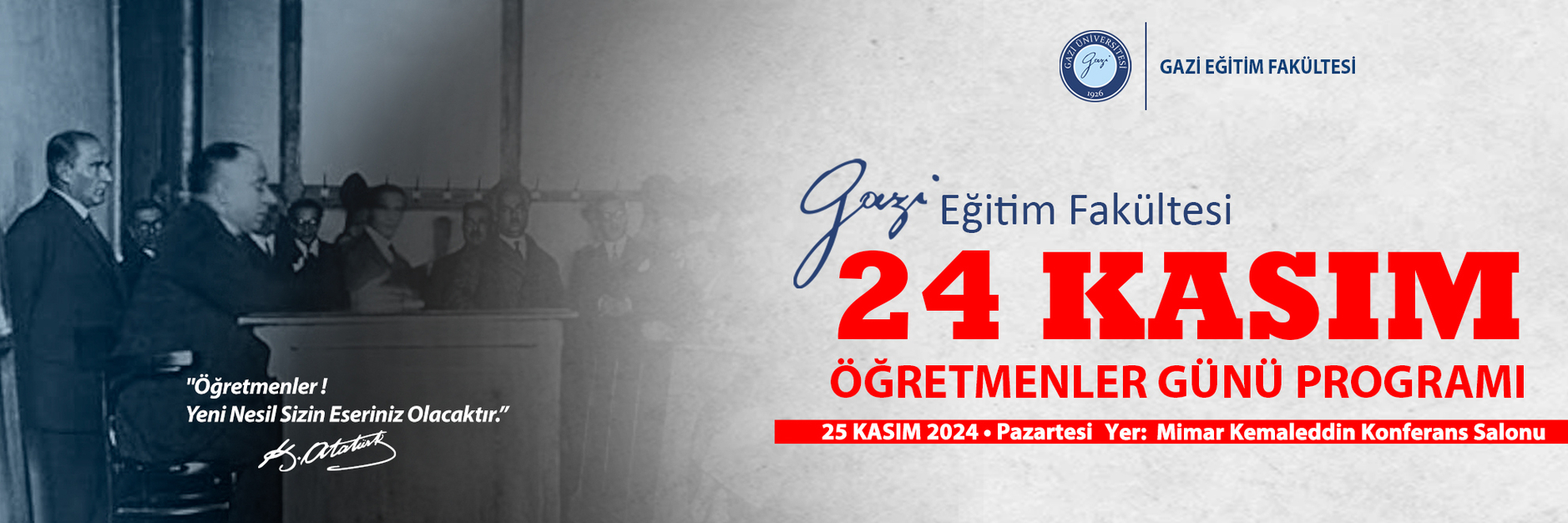 Öğretmenler Günü-25 Kasım