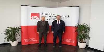 Rektörümüz Prof. Dr. Uğur Ünal, Ankara Hacı Bayram Veli Üniversitesi Rektörü Prof. Dr. Naci Bostancı’yı Ziyaret Etti