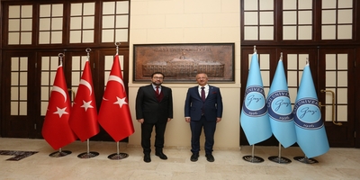 Ostim Teknik Üniversitesi Rektörü Prof. Dr. Murat Yülek, Rektörümüz Prof. Dr. Uğur Ünal’ı Ziyaret Etti