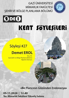 Kent Söyleşileri;  Bir Plancının Gözünden Endonezya