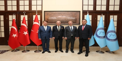 MHP Genel Başkan Yardımcısı Prof. Dr. Mevlüt Karakaya, Rektörümüz Prof. Dr. Uğur Ünal’ı Ziyaret Etti