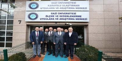 Rektörümüz, Prof. Dr. Uğur Ünal, Karayolu Ulaştırması Uygulama ve Araştırma Merkezi'ni Ziyaret Etti