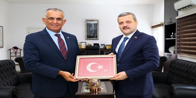 Rektörümüz Prof. Dr. Musa Yıldız, KKTC Milli Eğitim Bakanı Nazım Çavuşoğlu’nu Ziyaret Etti