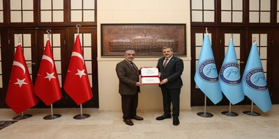 Çevre Eski Bakanı Ziyaettin Tokar, Rektörümüz Prof. Dr. Musa Yıldız’ı Ziyaret Etti