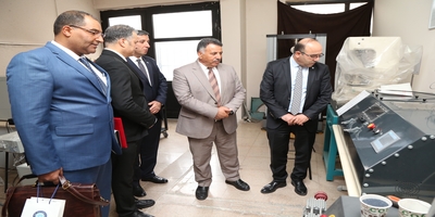 Libya Teknik ve Mesleki Eğitim Bakanı Yahlif Said El Sifav Başkanlığındaki Bir Heyet, Teknik Bilimler Meslek Yüksekokulunu Ziyaret Etti